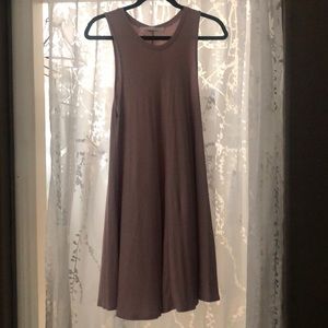 Mauve color or rose pink summer dress